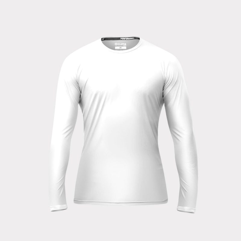 Dry Tech Manga Longa Branco