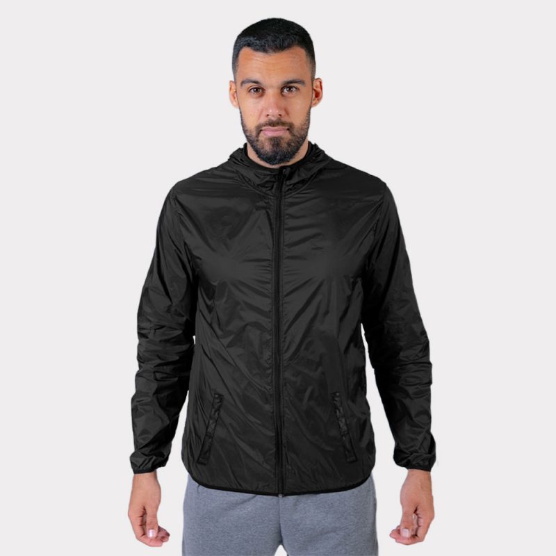 Corta Vento Bolso Preto